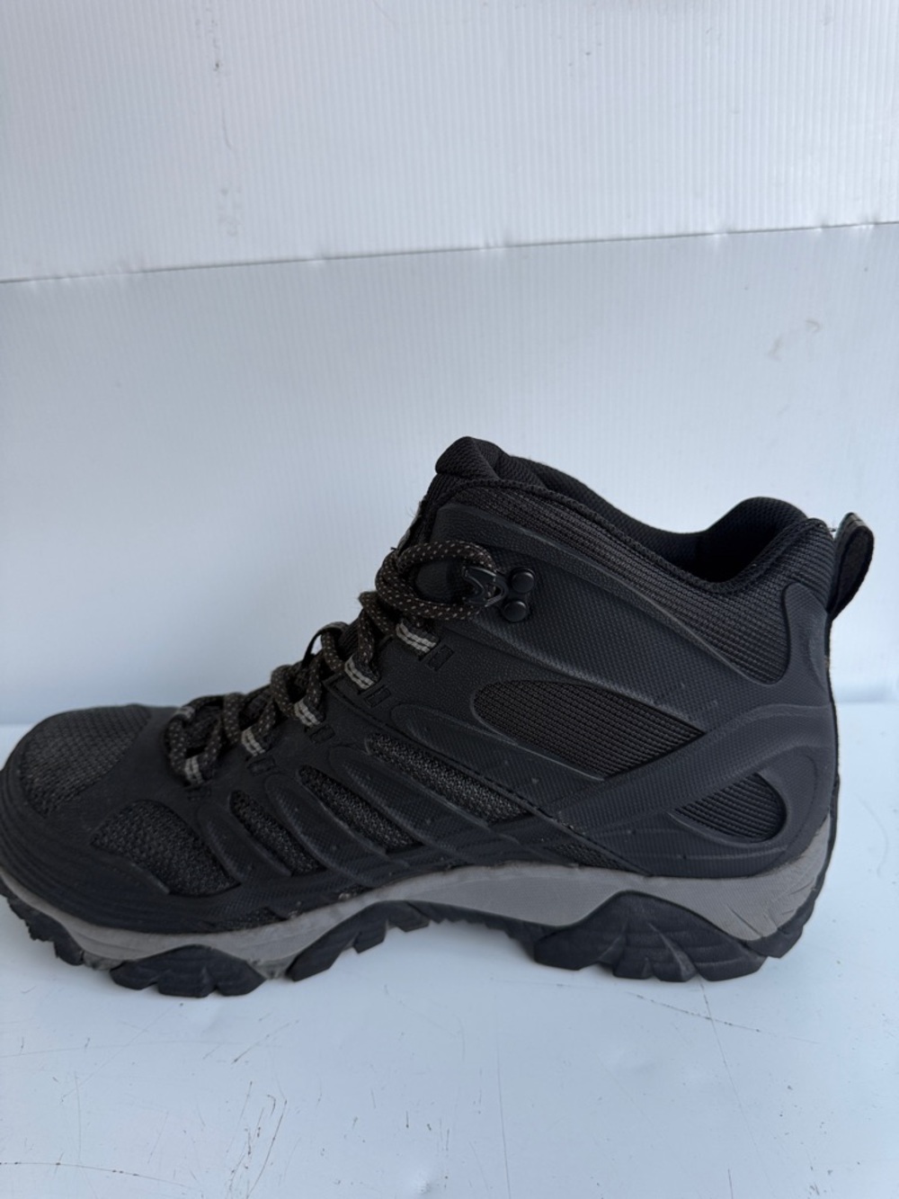 MERRELL Men's Moab Velocity Tactical Mid Carbon-Fiber Safety Toe Waterproof 10 - Picture 7 of 9